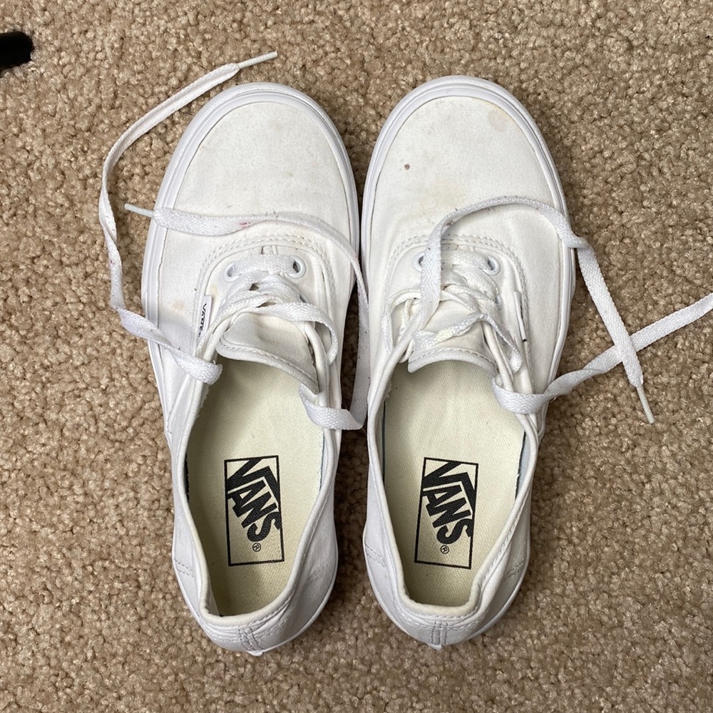 White platform VANS